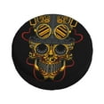 thumbnail image 2 of ZNDUO Skull Steampunk Illustration Pattern Spare Tire Cover, Universal Spare Tire Wheel Covers 16 inch, 2 of 8