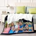 thumbnail image 5 of Mothers Day Blanket for Mom Grandma, Custom Blanket with Picture, Photo Collage Blankets Customized Blanket with Photos, Personalized Mother Day Birthday Gifts for Nana Grandpa Dad Friends Blankets, 5 of 5