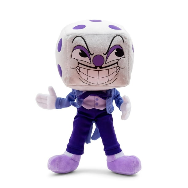 Coleccionista de dados Cuphead King de peluche, 23 cm de altura, Cuphead