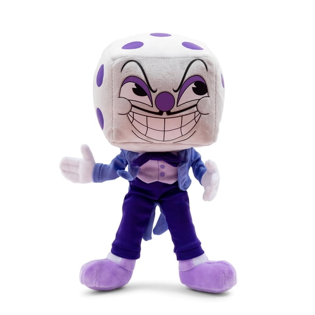 Coleccionista de dados Cuphead King de peluche, 23 cm de altura, Cuphead