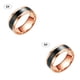 thumbnail image 4 of Minnieouse Temperatura Emoción Estado de ánimo Anillos Pareja Inteligente Mano sensible Joyería Oro rosa 6# 2Conjunto, 4 of 6