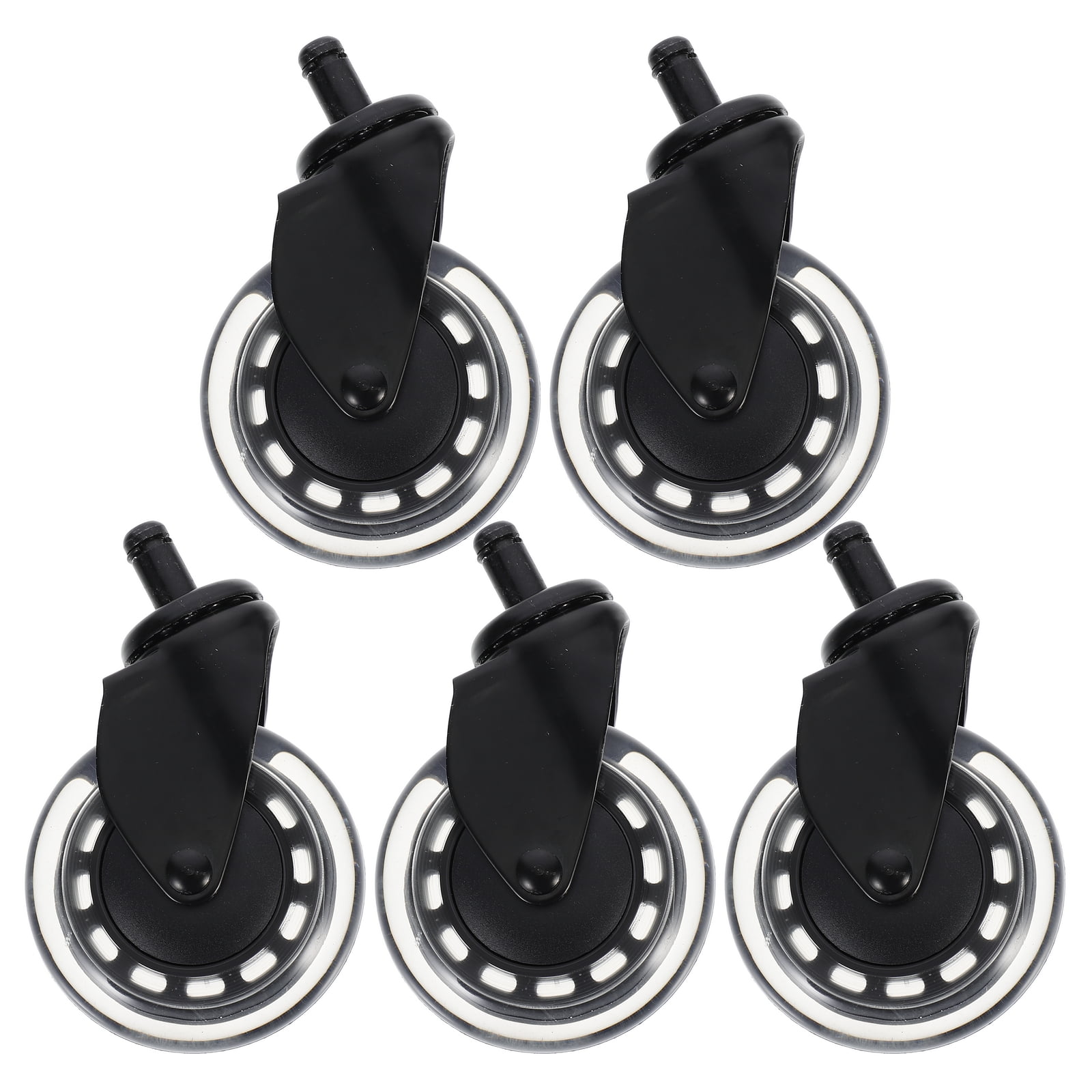 BESTONZON 5pcs Desk Chair Casters Carpet Protection Desk Wheels