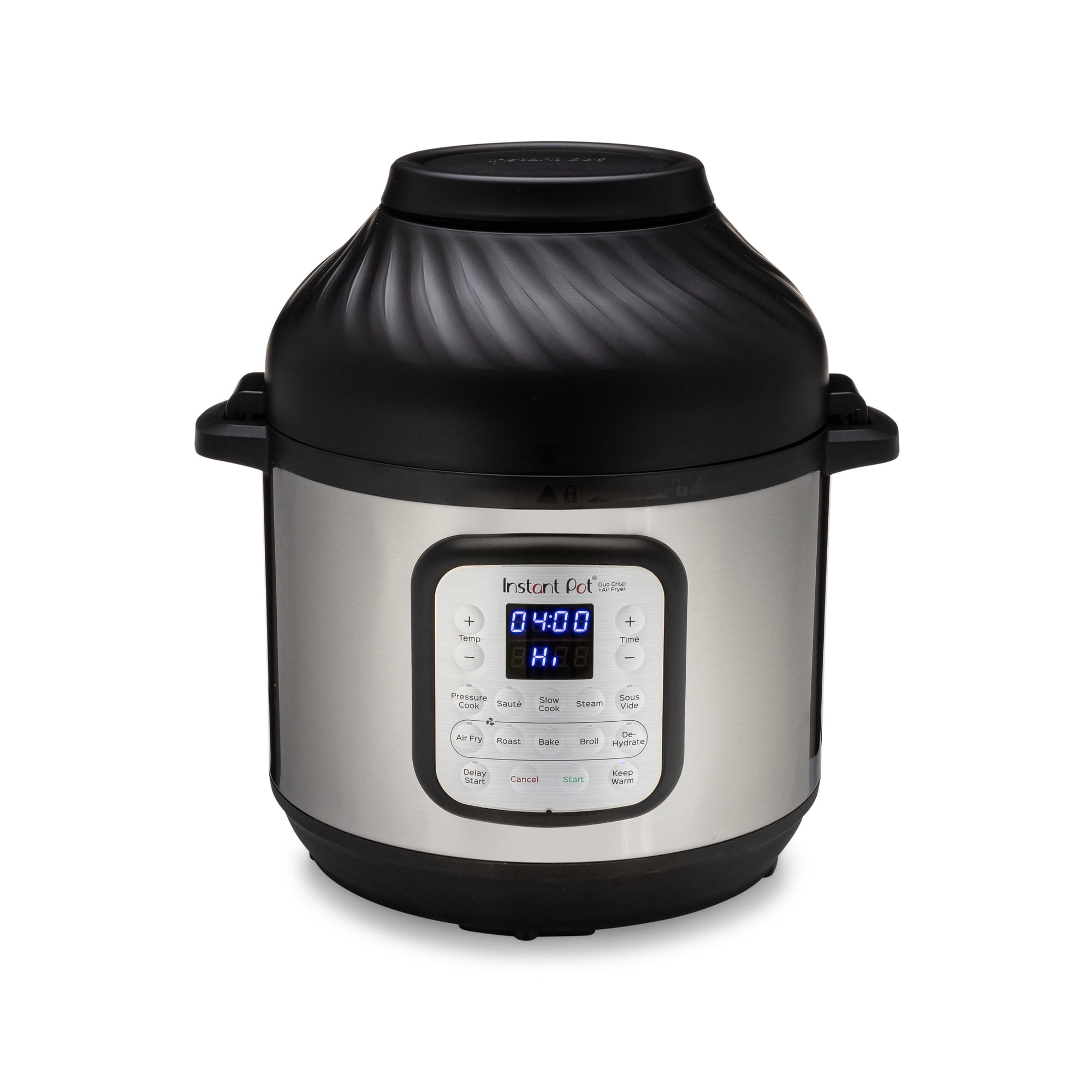 Instant Pot Duo Crisp 11-in-1 Air Fryer and Electric Pressure Cooker Combo with Multicooker Lids that Air Fries, Steams, Slow Cooks, Sautés, Dehydrates and More, Free App With 1900 Recipes, 8 Quart
