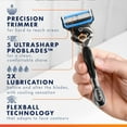 thumbnail image 3 of Gillette Fusion5 ProGlide Chill Razor Refills, 8 Razor Cartridges for Flexball Handle, 5-Blade Razor Blades, Lubrication, 3 of 16