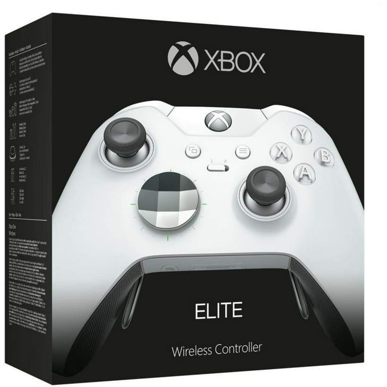 Muñeco de peluche Tranquilizar Desarmado Restored Microsoft Xbox One Elite Wireless Controller, Platinum White, NON  Retail Box (Refurbished) - Walmart.com