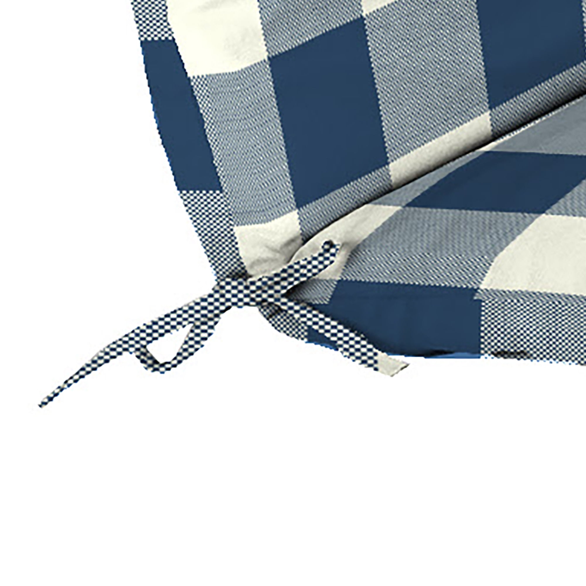 Jordan Manufacturing 74" x 22" Rectangular Outdoor Chaise Lounge Cushion with Ties