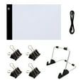 thumbnail image 2 of Toystoory Tablero de almohadilla de luz LED con accesorios de bordado de diamantes Kits de herramientas de protección ocular para tableta de Artesanía, 2 of 6
