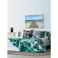 thumbnail image 5 of Marmont Hill Inc. 'Long Pier to the Ocean' Painting Print on Wrapped Canvas 12 x 8, 5 of 5