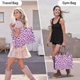 thumbnail image 6 of Large Capacity Tote Bag,Pink and Purple Of Leopard Print Handbag Fashion Luxury Tote Bag,15.7"x13"x 5.1" Inches,Laptop Compatible, 6 of 6