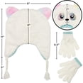 thumbnail image 2 of Addie & Tate Kids Winter Hat and Winter Gloves for Boy & Girls - Bear, 2 of 5