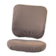 thumbnail image 5 of Funda elástica de franela suave para silla de oficina, ideal para asientos de ordenador y sillas. marrón, 5 of 9