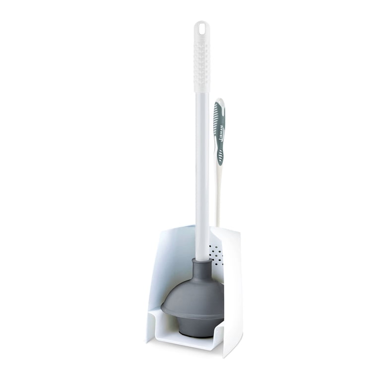 Libman Toilet Bowl Brush and Plunger Set with Storage Caddy photo 3