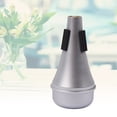 thumbnail image 2 of Professional Trumpet Straight Practice Cup Mute Lightweight Silencer Musical(Silver), 2 of 9