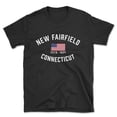 thumbnail image 1 of New Fairfield Connecticut Patriot Men's Cotton T-Shirt, 1 of 1
