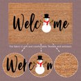 thumbnail image 1 of Tmvgtek Felpudo Navideño - Gnome Dwarf Santa Snowman Greeting Welcome Carpet (5) Tmvgtek Para estrenar, 1 of 8