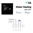thumbnail image 2 of WiFi Smart Thermostat LCD Display Touch Screen For Electric Floor Heating Water/Gas Boiler Temperature Remote Controller ,Install Easy, 2 of 7