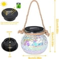 thumbnail image 3 of Outdoor Solar Lanterns, 2 LED Outdoor Lanterns, Outdoor Garden, 3 of 4