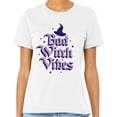 thumbnail image 2 of Bad Witch Vibes Shirt Unisex Medium White, 2 of 5