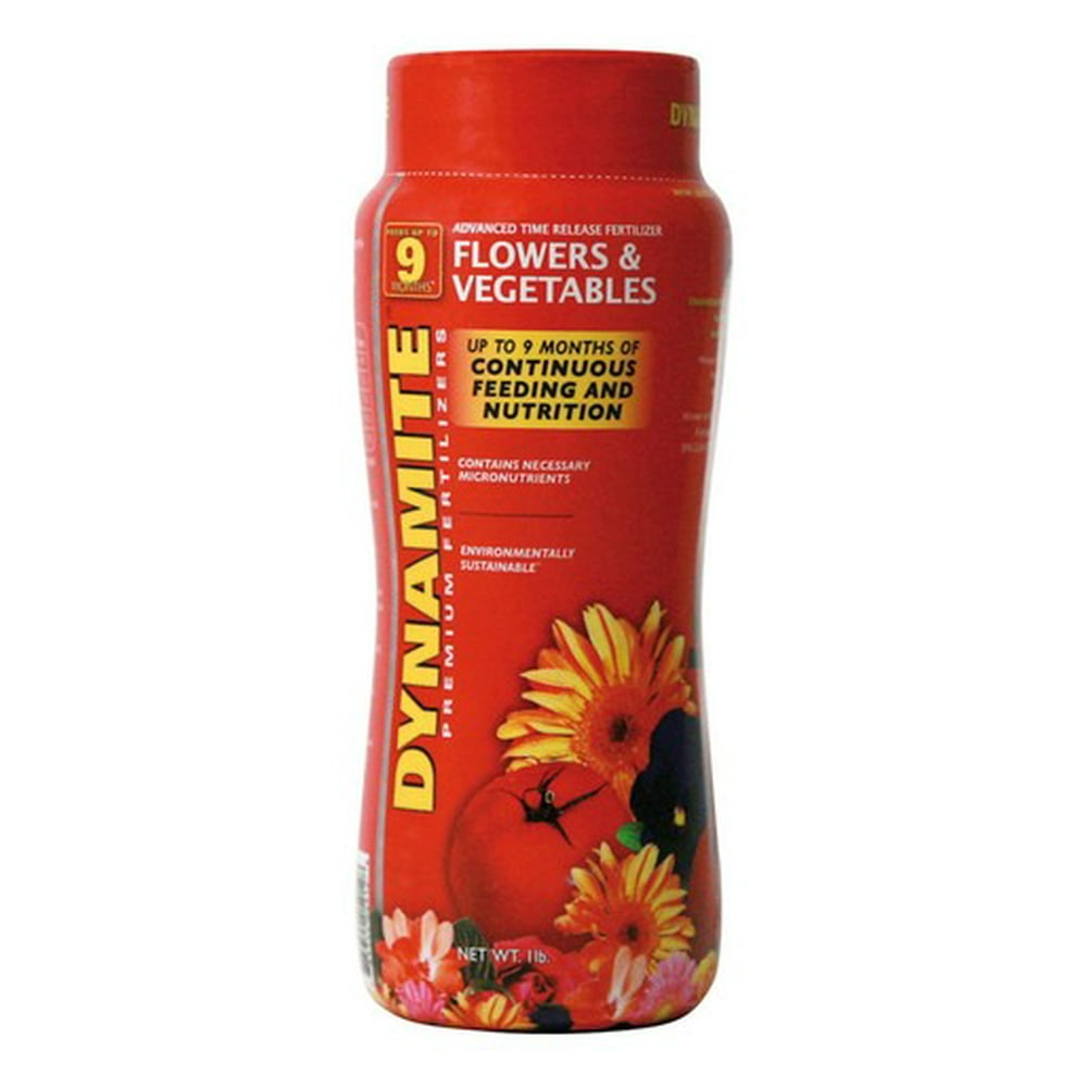 Dynamite Flower & Vegetable Plant Food 131313 1lb 100060270 Walmart