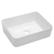 thumbnail image 1 of Kichae Lavabo rectangular para baño, 19 x 15 pulgadas, lavabos de baño modernos, rectangulares, sobre encimera, porcelana, cerámica, lavabo, lavabo artístico, 1 of 8