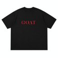 thumbnail image 3 of Women's Oversized Graphic T-Shirt, Casual Short Sleeve Crew Neck Tee, Relaxed Fit Baggy Cotton Top with Letter Print, 3 of 7