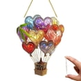 thumbnail image 1 of Lanterne Montgolfière Amour Pendentif Saint-Valentin Simple Mode Décoration Acrylique, 1 of 8
