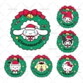 thumbnail image 2 of Pegatinas de dibujos animados de Kuromi de Navidad para niños, parches de Sanrio para planchar en la ropa de los niños, apliques de melodía encantadores, DIY, 2 of 4