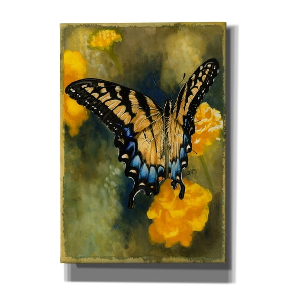 Epic Graffiti 'Delicate Belle' by Barbara Keith, Canvas Wall Art, 18"x26"
