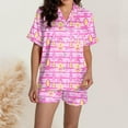 thumbnail image 3 of Women's Two Piece Outfits For Women Short Sleeve V Neck Shorts Set Swimsuits with Shorts for Women Bathing Bikini Suits Women Shorts Suits Girls Bikini Bottoms Bathing Suits with Short Bottoms Jag, 3 of 6