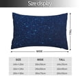 thumbnail image 2 of Balery Sparkling Blue Glitter Funda de Cojín Estampada, Regalos para Mujeres, Regalos de Amor para Ella, Regalos para Novia o Esposa, Funda de Almohada-20"x30", 2 of 6