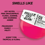 Holler and Glow Bondi Blush Pink Dragon Fruit Body Butter, 150g/5.29 oz