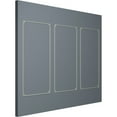 thumbnail image 6 of Ekena Millwork 31"W x 62"H Bradford Leaf Panel Moulding Kit (Triple Panel), 6 of 10