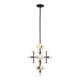thumbnail image 2 of Amani 9-Light Pendant in Black Cashmere, 2 of 4