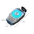 thumbnail image 3 of Up to 60% off SEMPAI Mobile Phone Cooler Portable Active Cool-ing Fan Cell Phone Radiator For 4.7”-6.5” Phone For Watching Vedio & Playing Games Up to 45% off Thanksgiving Day, 3 of 6