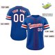 thumbnail image 4 of Personalización Personalizar camiseta de béisbol Camiseta del equipo Imprimir nombre personal Número Ropa deportiva de hip hop Camiseta de béisbol para hombres/mujeres/niños, 4 of 5