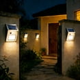 thumbnail image 4 of Ohmyroo Solar Motion Sensor Wall Light 4.7 Inch Silver Stainless Steel Security Lamp Suiting Patio And Garden, 4 of 7