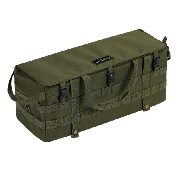 koolsoo Armrest Side Organizer Outdoor Multi Pockets Camping Table Storage Bag Green
