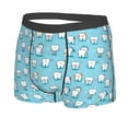 thumbnail image 5 of Goofa Cartoon Teeth Printed Men's Boxer Briefs Underwear, Moisture-Wicking Underwear, Trunk,Soft and Breathable Cotton Underwear-, 5 of 9