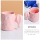 thumbnail image 3 of unbranded Vaso Cerámico Rosa Para Y Café Con Asa Antideslizante Y Original, 3 of 8