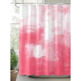 thumbnail image 2 of Shower Curtains Abstract Oil Painting Bath Curtain Pink Waterproof Bathroom Shower Curtain Set with Hooks Decoration 72 x 72 Inches, 2 of 7