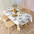 thumbnail image 4 of Colorful Fairy Unicorn Pattern Rectangle Tablecloth 60"x102",Waterproof Polyester Rectangle Table Cloth, Wipeable Spillproof Polyester Tablecloth for Dining, Camping, Indoor and Outdoor, 4 of 6
