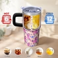 thumbnail image 6 of 20OZ Unicorn Lover Tumbler with Handle Double Wall Stainless Steel Tumbler Thoughtful Gifts for Women Suitable for Birthday Christmas and Book Signings, 6 of 6