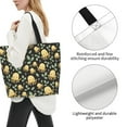 thumbnail image 3 of Fotbe Octopuses And Leaves Bolsa Tote Estética de Lona con Estampado para Mujer - Bolsa Reutilizable de Hombro Casual para Vacaciones, Compras, Trabajo y Gimnasio, 3 of 8
