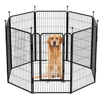 GDKASRNY Dog Playpen 8 Panels 45" Height Portable Dog Fence Pet Pen Indoor Outdoor for Yard/Rv Camping