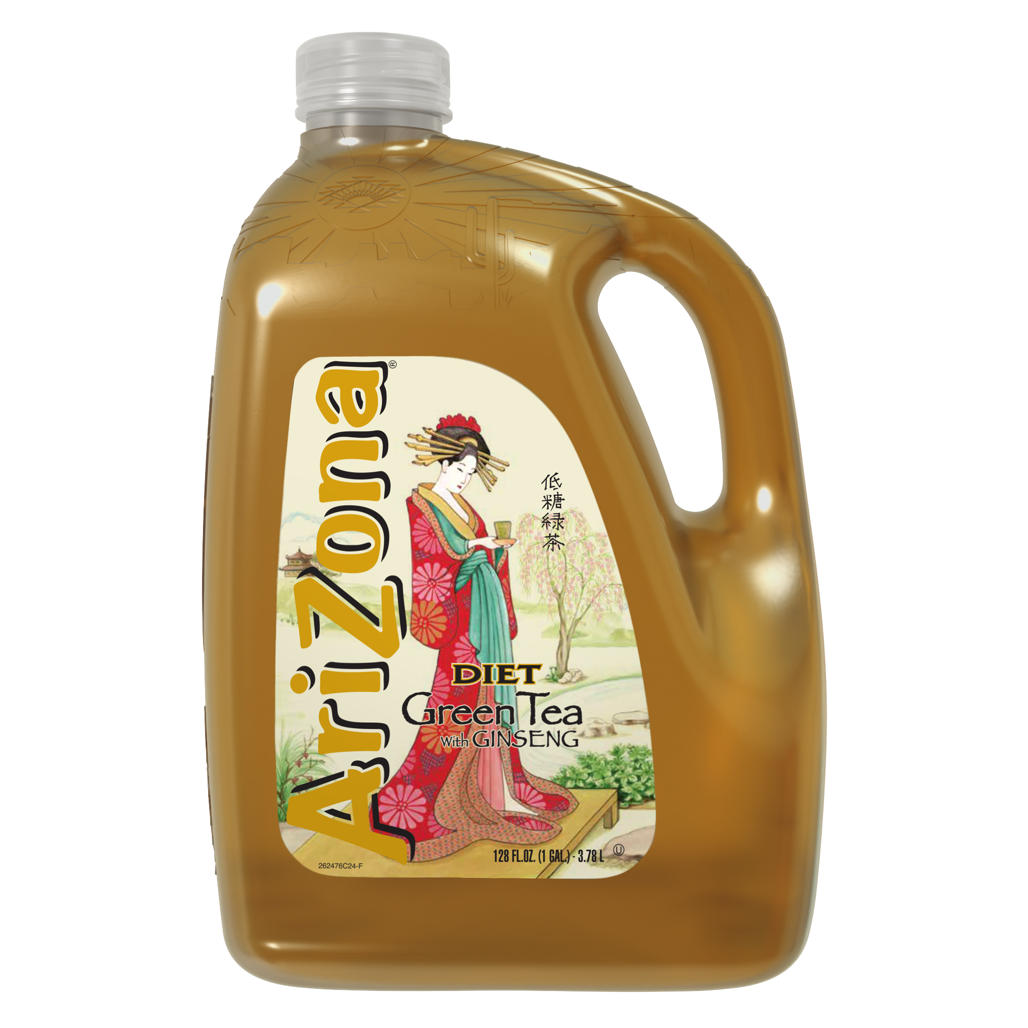 AriZona Diet Green Tea with Ginseng - 128 fl oz Gallon