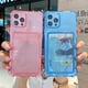 thumbnail image 2 of Funda transparente para teléfono Xiaomi Redmi Note 10, 11 Pro, 10S, 11S, 7, 8, 9, 9S, 9A, 9C, NFC, 10C, parachoques de esquinas suaves, 2 of 4