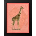 thumbnail image 2 of Studio W 19x24 Black Modern Framed Museum Art Print Titled - African Animals on Coral I, 2 of 5