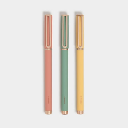 Minimal Folliage Felt Tip Pens, 3 CT Assorted Colors