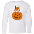 thumbnail image 3 of Inktastic Halloween Chihuahua Pumpkin Long Sleeve Youth T-Shirt, 3 of 5