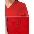thumbnail image 4 of Adar Pro Scrubs For Women - Elevated V-Neck Scrub Top, 4 of 7